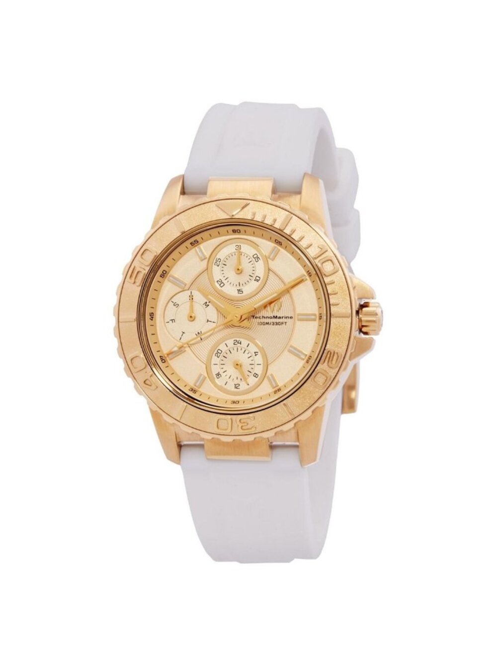 NWT Technomarine Sea Quartz Gold Dial Ladies Watch